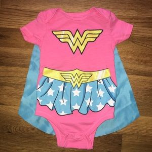 12 month Wonder Woman onesie with cape